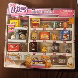 Real Littles Micro Mart Mega Pack Kids Toy Playset - Pink